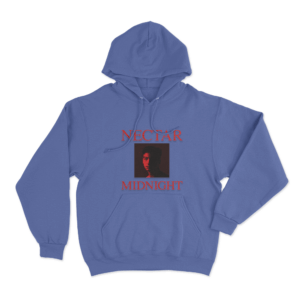 Nectar Midnight Portrait Unisex Hoodie Blue